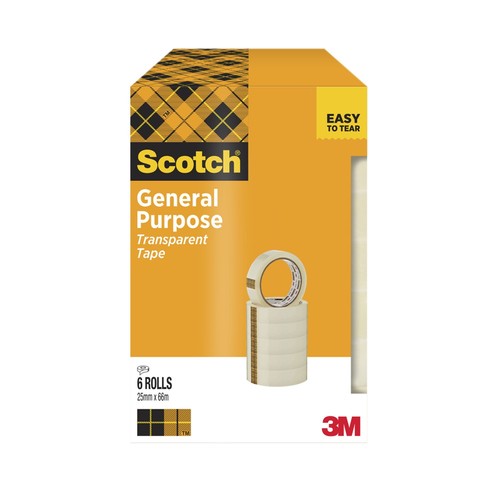 Scotch 508 transparent tape - transparent, 25