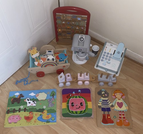 Wooden toy bundle - toy, alphabet