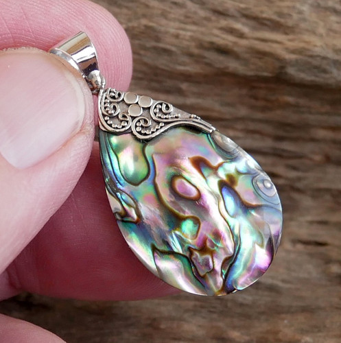 Teardrop shape paua abalone - shape,