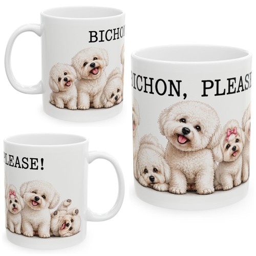 Bichon frise mug - bichon,