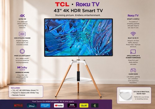 Tcl 43rc650k hdr - 43rc650k, 43”