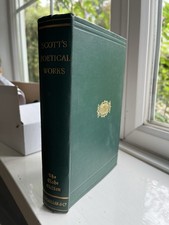 The Poetical Works of Sir Walter Scott, Baronet Antique 1897 