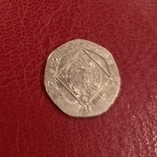 2010 isle man 20p coin - isle,