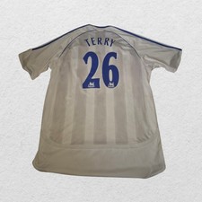 John Terry 26 Chelsea 2006/07 Away Shirt - Adidas Authentic Vintage Football - L