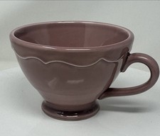 John Lewis Large Earthenware Mauve Tea Cup Mug