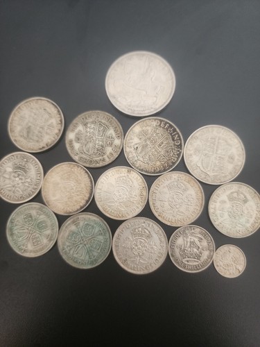 Job lot british silver - job,