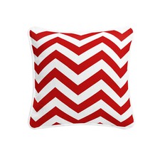 Chevron Cushion Covers 100% Cotton Zigzag Style Home Sofa Decor Zip Covers 18x18