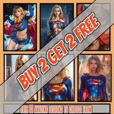 Sexy Supergirl DC Comic Justice League Posters Prints Home Decor