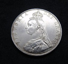 1887 Double Florin Roman I In