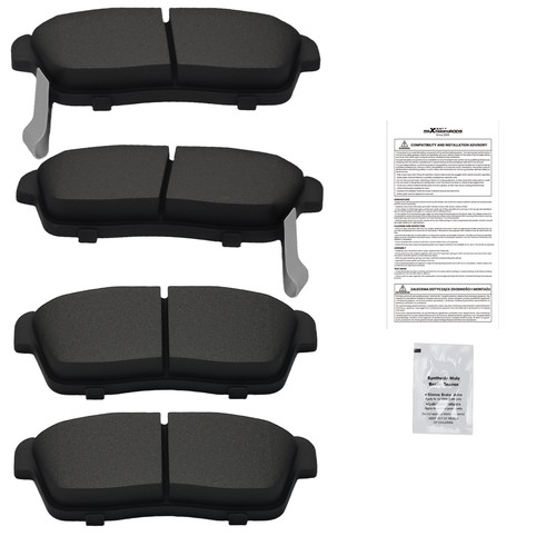 Front brake pads - front, l&r