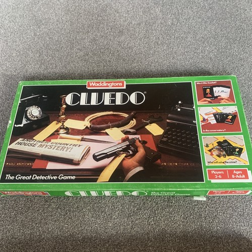 Vintage waddingtons cluedo - vintage,