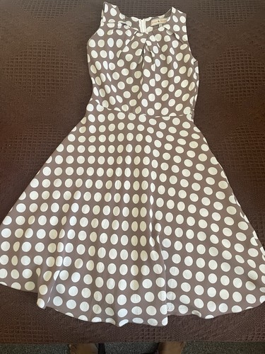Billie blossom beige - beige, polka