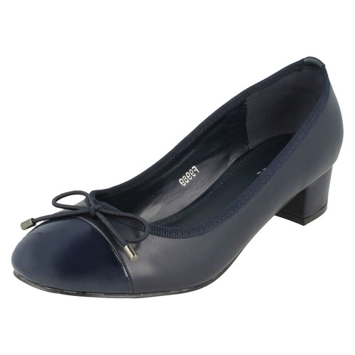 Ladies spot mid heel court - spot, 'court