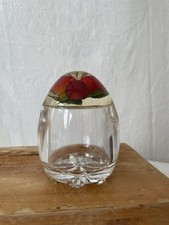 Vintage Lucite Lidded Pot Strawberry Jam Preserves Kitsch Breakfast Table Decor