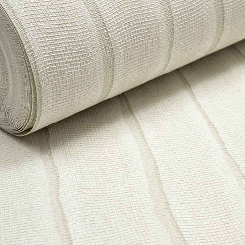 Off white stripe wallpaper - white,