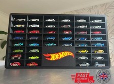 Hot Wheels 42 Car Model Display Cabinet for  Diecast Car Matchbox 1/64 LED Light