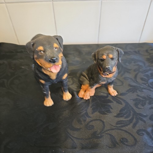 Rottweiler dog figurines - rottweiler,