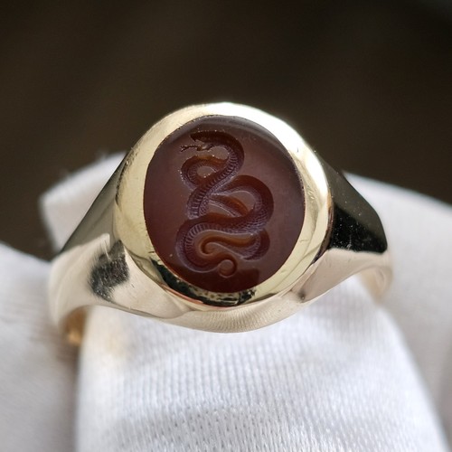 Heavy antique 9ct gold - antique,