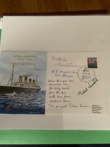 Titanic survivors signed - survivors,