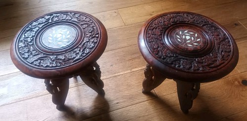 Pair vintage anglo indian - vintage, anglo-indian