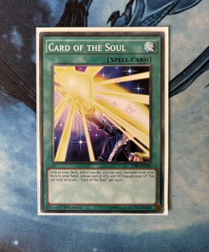 Yugioh card the soul tdil - yugioh,
