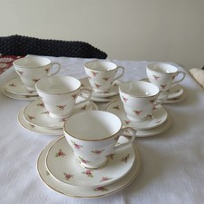 "Mayfair" Bone China Part Tea Set  6 Cups/6 Saucers/6 Plates  2 Cups are Duchess