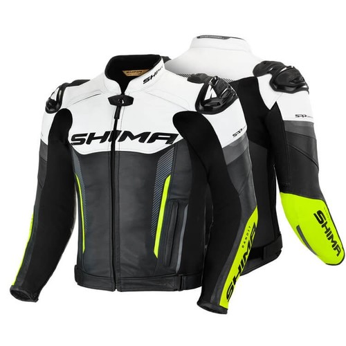 New man shim leather motorbike - leather,