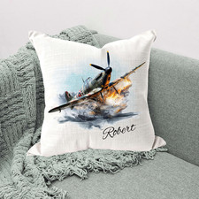 Personalised Spitfire Cushion