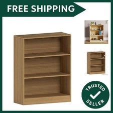 Cambridge 3 Tier Low Bookcase