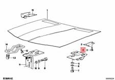 OEM BMW E24 628CSi 630CS 630CSi 633CSi Catch Bracket Left 51231838703