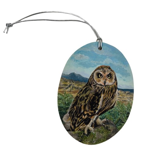 Tawny owl tree - owl, decoration