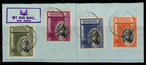 Zanzibar sg323 326 - sg323-326,, 1935
