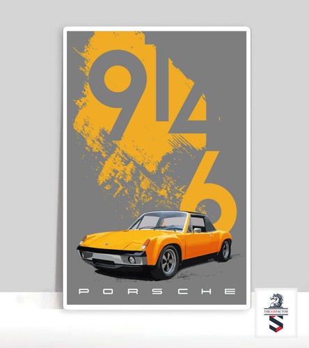 Signal orange porsche 914 - signal, 914-6