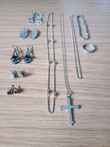 Sterling silver 925 job lot - sterling,