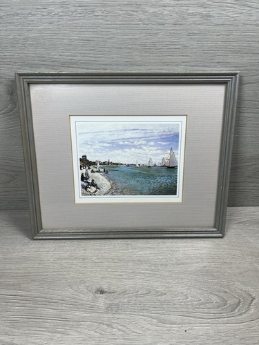 Framed monet regatta print - framed,
