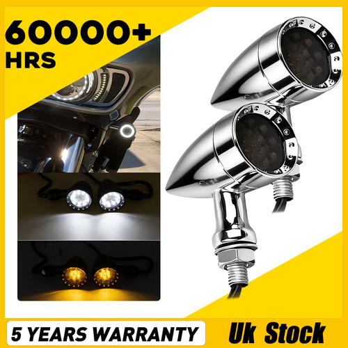 Amber white 10mm led turn - 10mm,