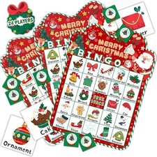 Christmas Bingo Game Set 24