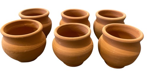 200ml matka clay - 6, cups