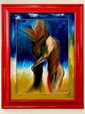 Oil Painting On Canvas - AUTHOR Damiano Sergio Massaro - TITLE The Kiss - The Kiss