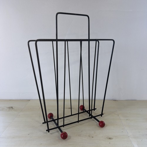 Mid century wire magazine rack - mid,