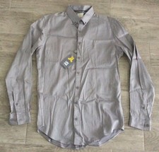 MENS LIFE AND LIMB DRESSY LONG SLEEVE SMART DRESSY SHIRT IN GREY SIZE M