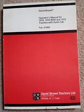 Original David brown operators manual for 1410, 1410 4WD and 1412.