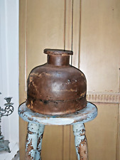 VINTAGE METAL IRON HEAVY INDIAN WATER POT