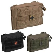Mil-Tec Small Medical First Aid Kit 25-Piece Zipped MOLLE Pouch Military Travel