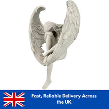Angel Statue Garden Ornaments Bookcase Figurine Redemption Angel Sculpture