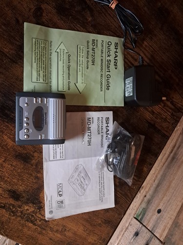 Sharp mt270h minidisc mdlp - sharp,