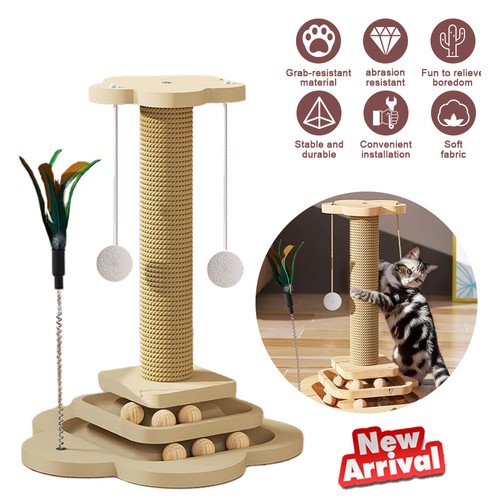 Wood cat scratching posts - scratching,