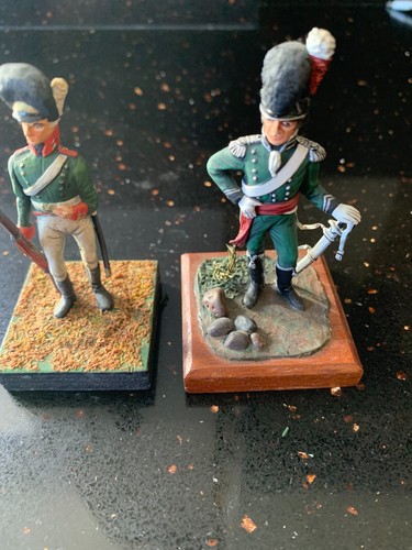 Two vintage model soldiers - model,