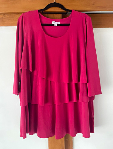 Susan graver pink solid knit - susan,