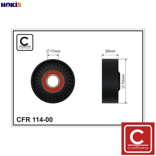 Tensioner pulley vribbed belt - tensioner,